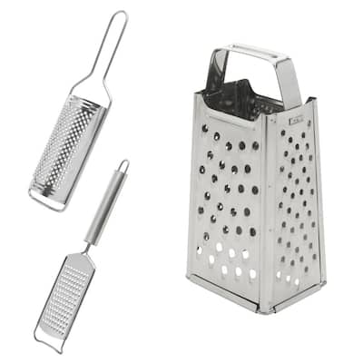 YBM Home Stainless Steel Kitchen Grater with Handle, Multi-Purpose