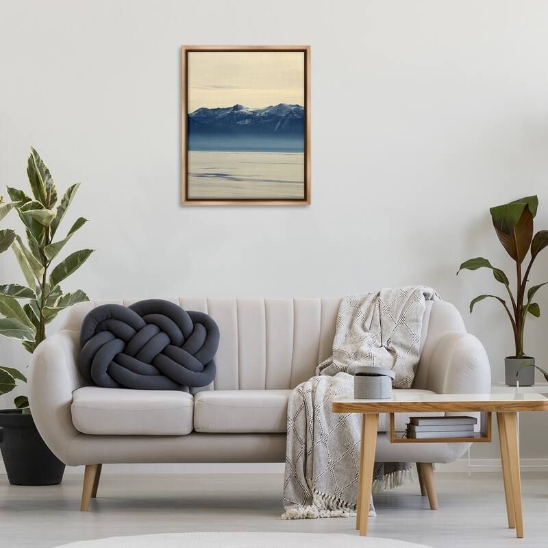 Stupell North Shore Landscape Framed Floater Canvas Wall Art Design By Gemma Bardot