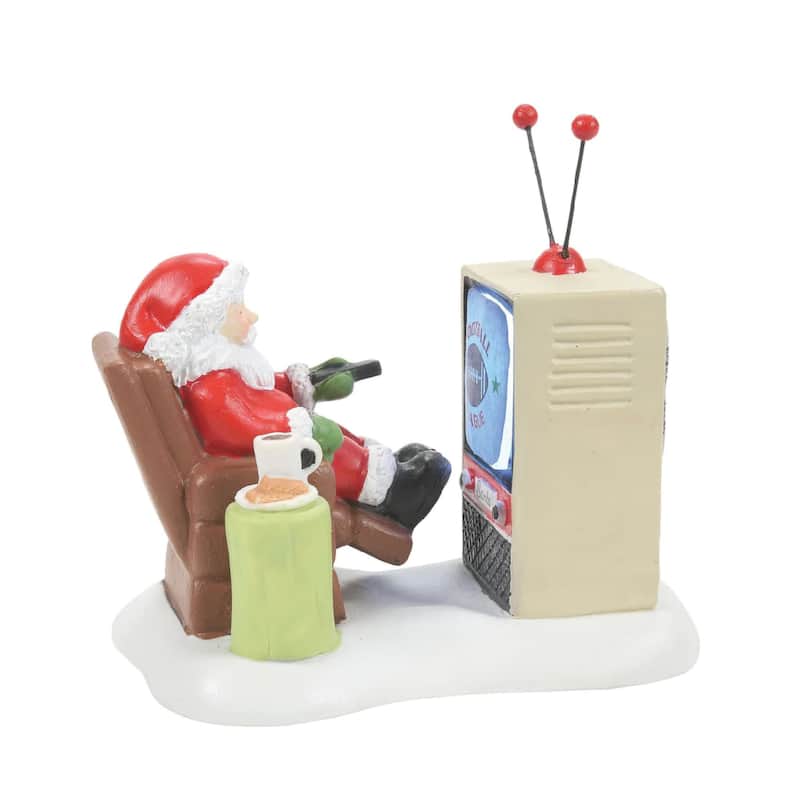 Department 56 Lighted Santa At The Man Cave Christmas Figurine