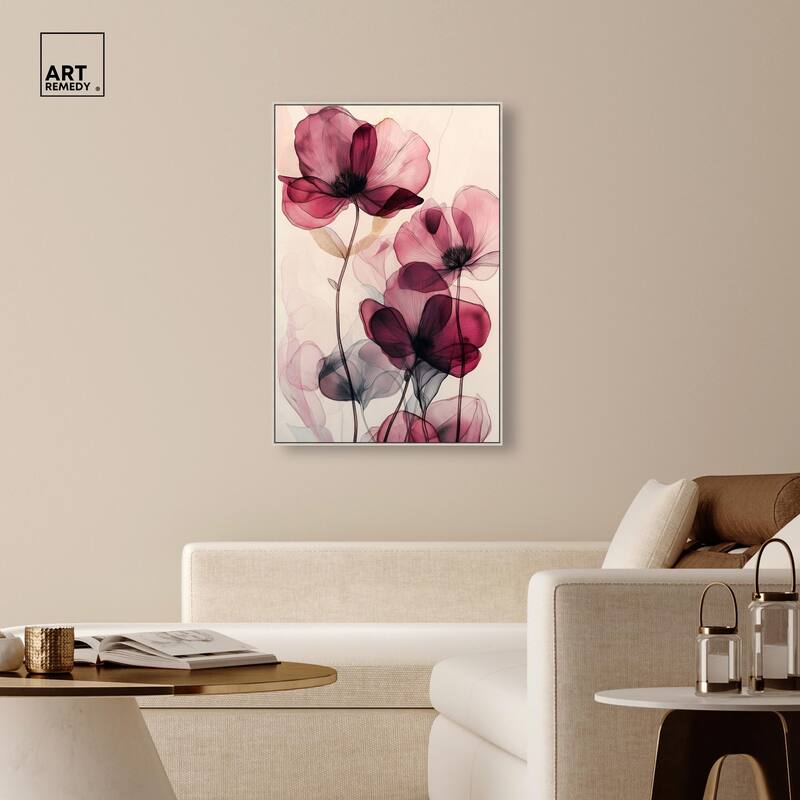 Filigree Flora I Canvas by Art Remedy