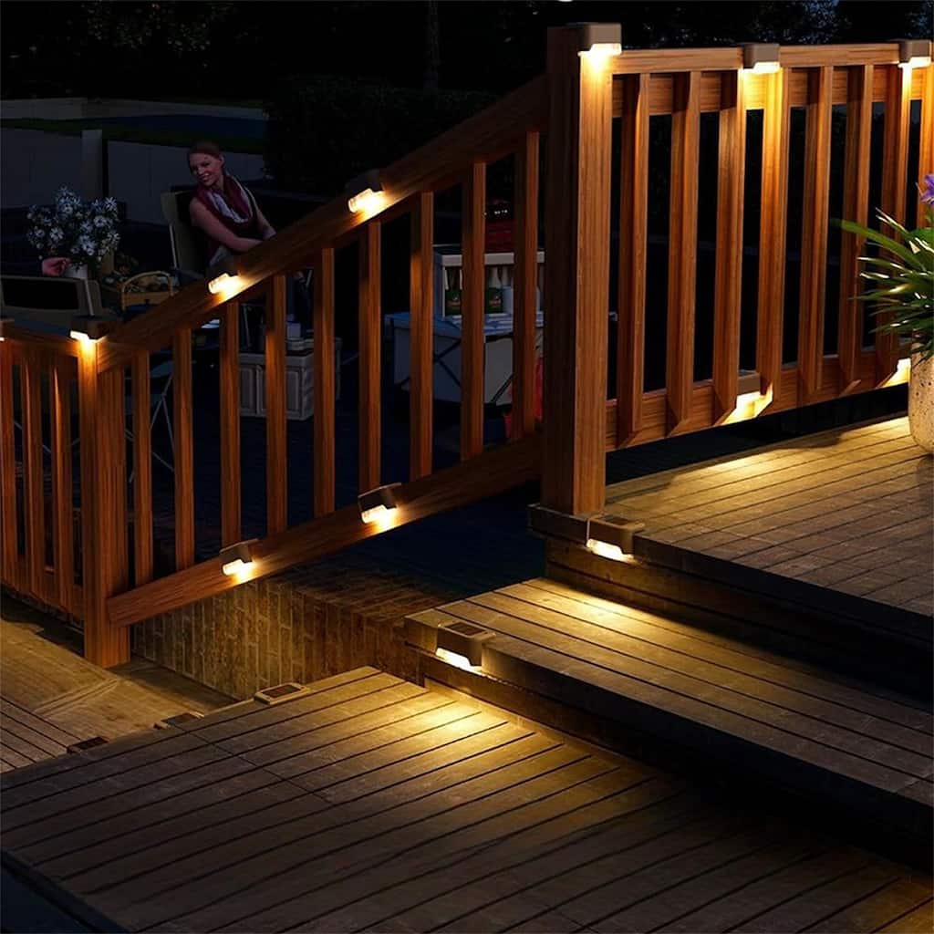 Warm lights-32PCS Led Solar Deck Light