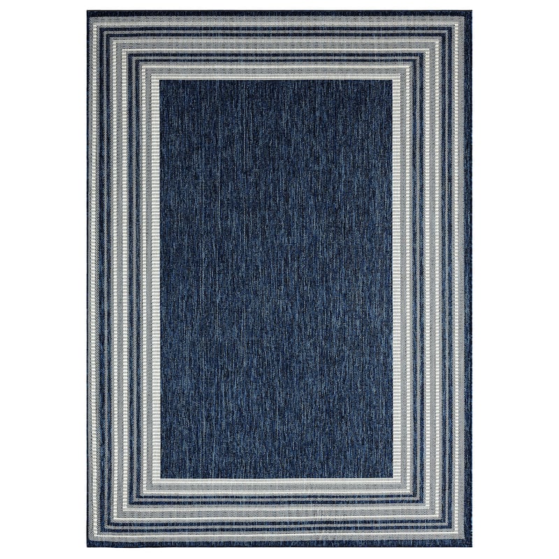 Nicole Miller New York Patio Country Layla Border Indoor/ Outdoor Rug