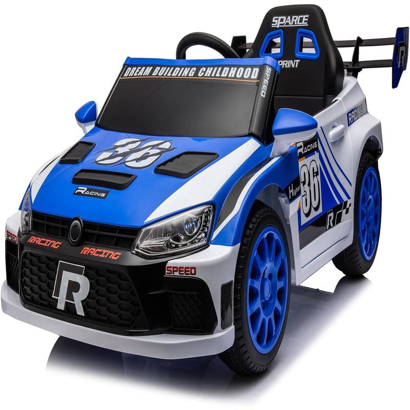 12V Kids Ride On Car with Remote Control,Battery Powered Pedal Vehicles Ride On Racing Drift Car for Kids