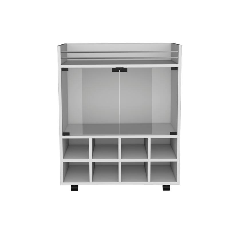Bar Cart Philadelphia, Living Room, White - White