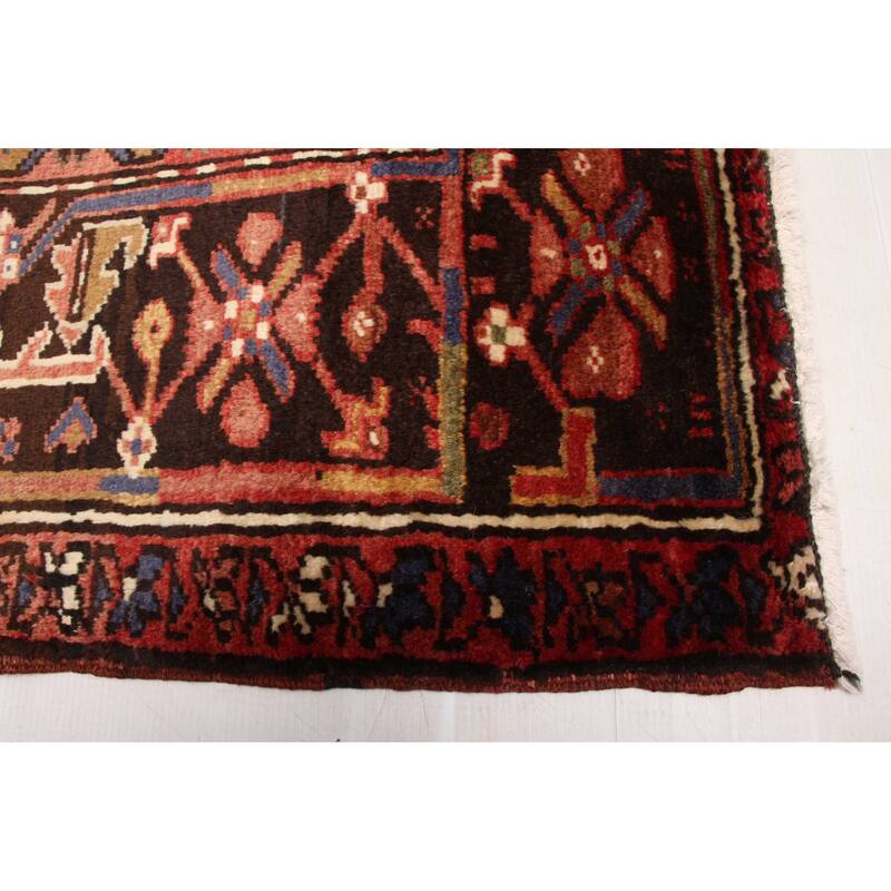 ECARPETGALLERY Hand-knotted Sarabi Dark Red Wool Rug - 8'4 x 11'1