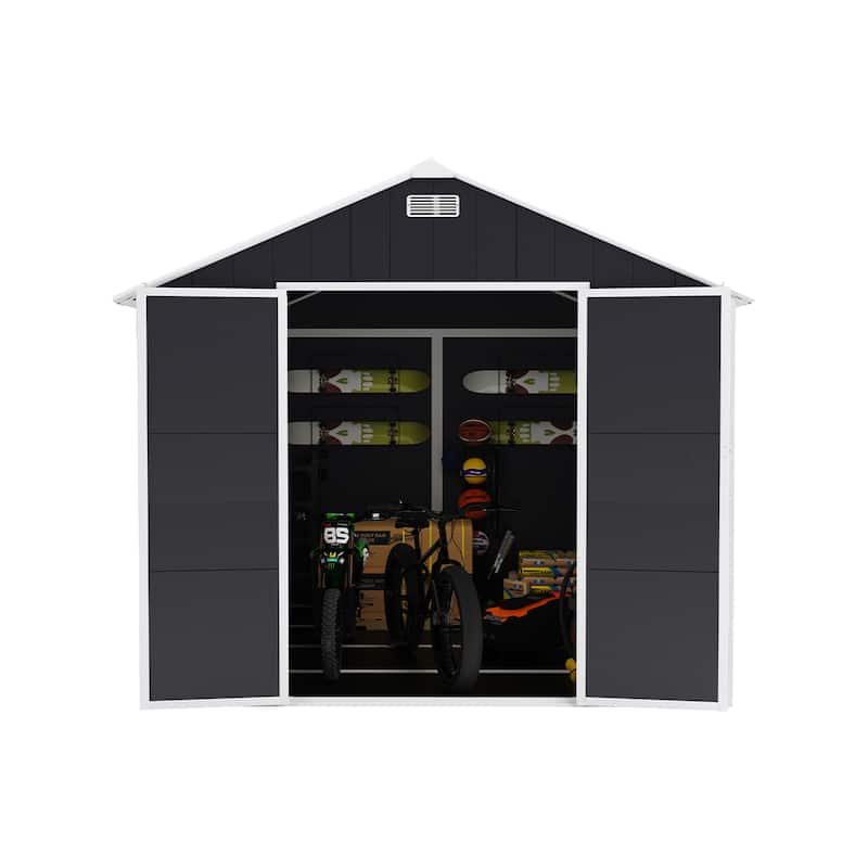Outdoor Resin Storage Shed, High-Quality PP Material Shed