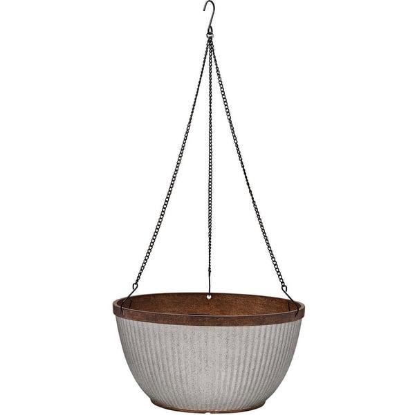 slide 15 of 21, Southern Patio Westlake Planter 12" Hanging Basket
