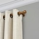 preview thumbnail 17 of 22, Elrene Serena Adjustable Window Curtain Rod and Cap Shaped Finial