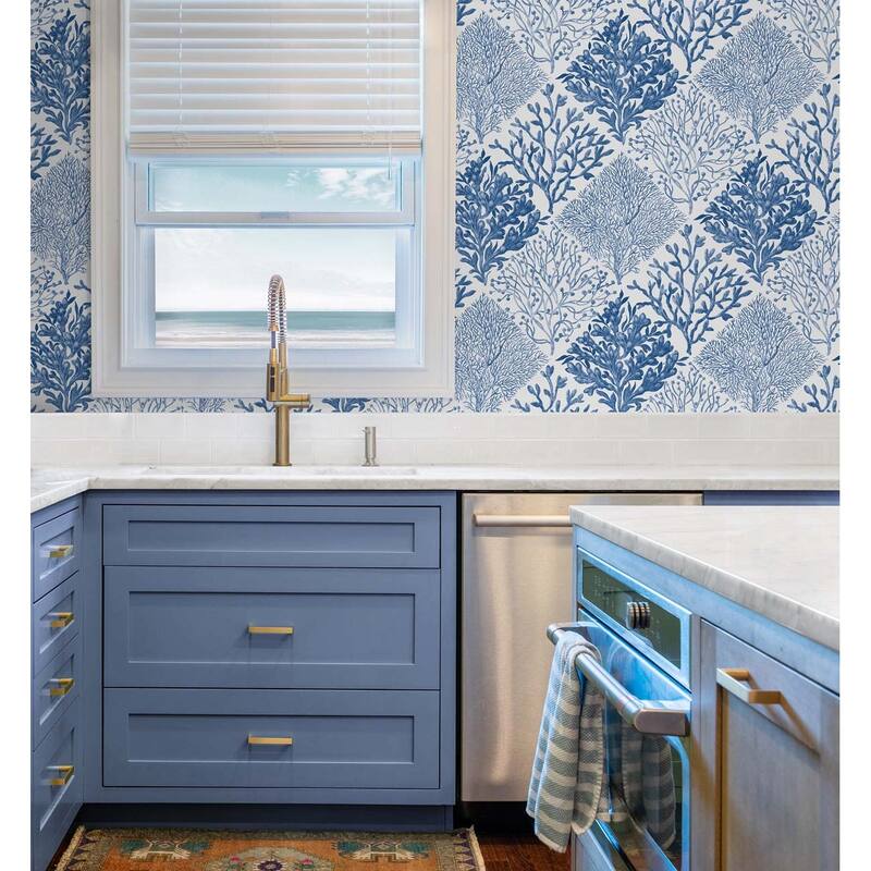NextWall Seaweed Peel and Stick Wallpaper