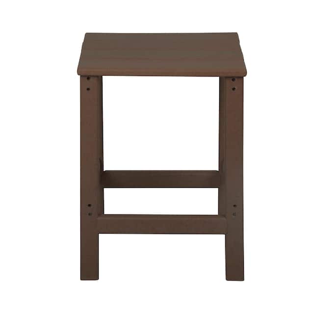 Laguna Poly Eco-Friendly Outdoor Patio Square Side Table