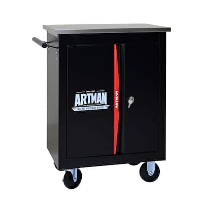 Versatile Double-Door Clapboard Multi-Function Tool Cart for Enhanced Workspace Organization