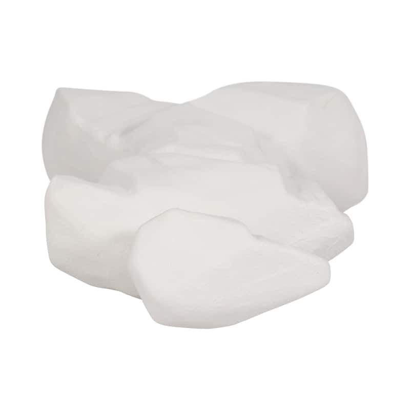 Sagebrook Home's 13" Abstract Venetian Figurine in Pristine White Ceramic - Artistic Flair - 8" x 3" x 13"