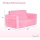 preview thumbnail 9 of 10, Dream On Me Nestle Kids Sofa - Duo