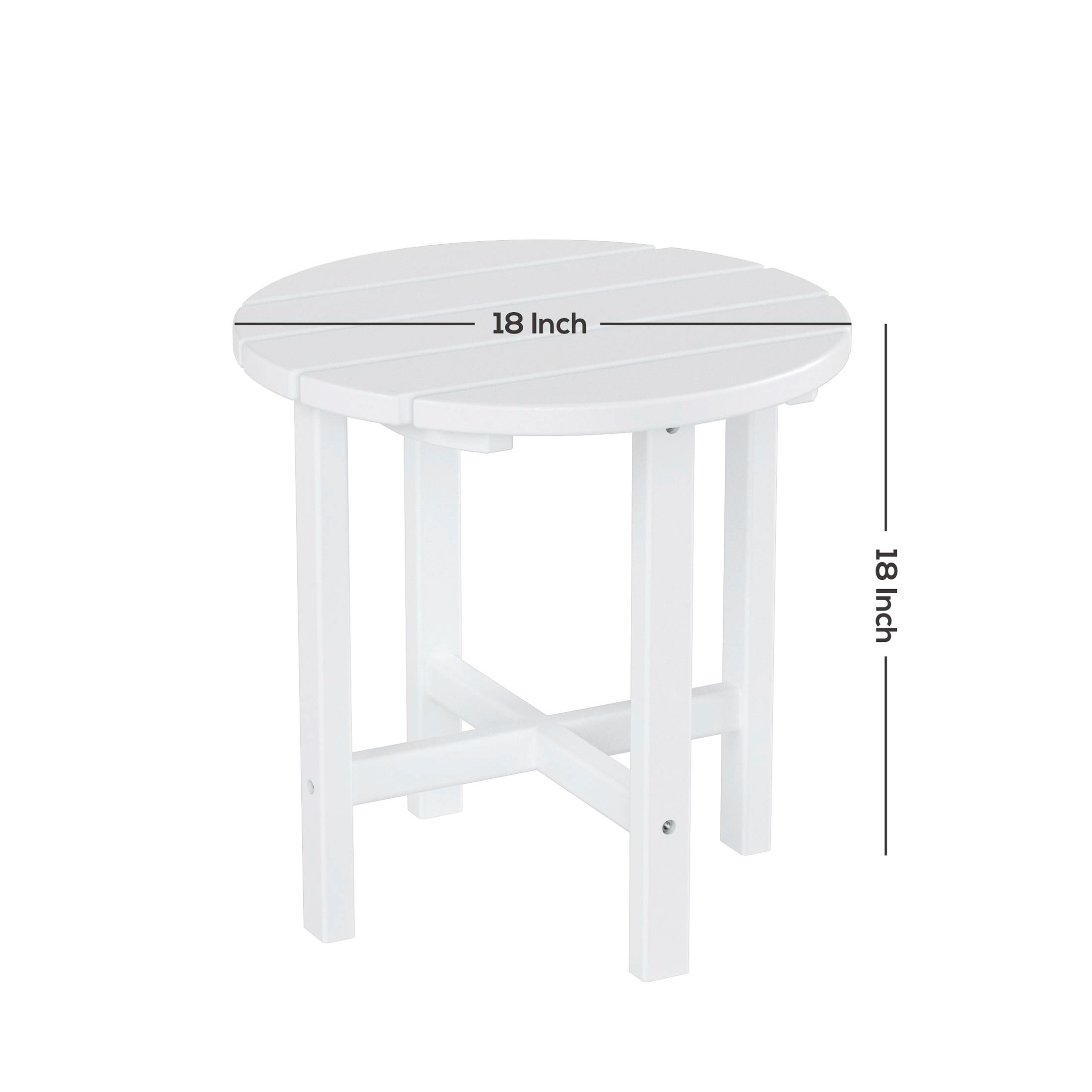 18 inch shop round side table