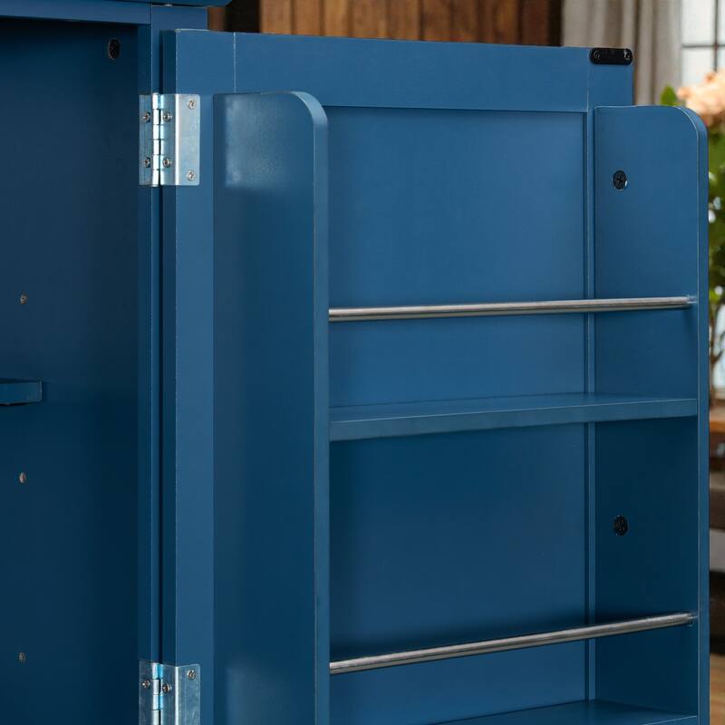 42x20x72 Inch Shaker Kitchen Pantry Cabinet, Freestanding Storage with Drawers, Door Shelves and Pull-Out Trays