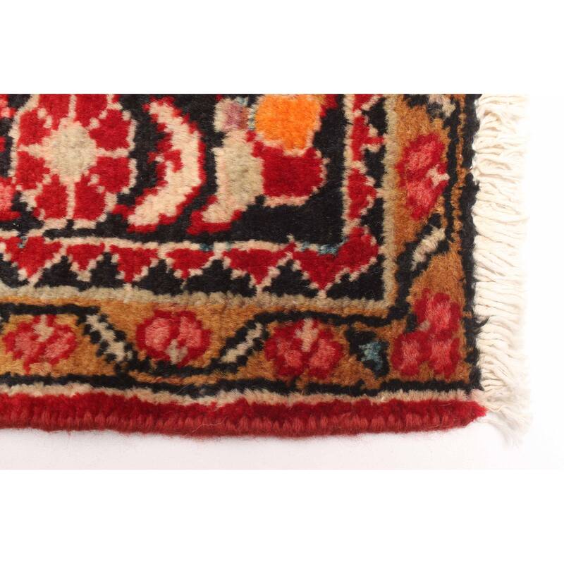 ECARPETGALLERY Hand-knotted Anadol Red Wool Rug - 3'6 x 4'10