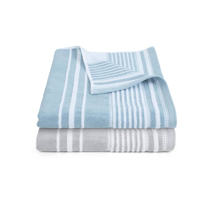 Martex Restore Batten Stripe Bath Towel