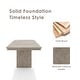preview thumbnail 4 of 5, Furniture of America Yetaria Modern Farmhouse Distressed 94-inch Wood Extendable Dining Table