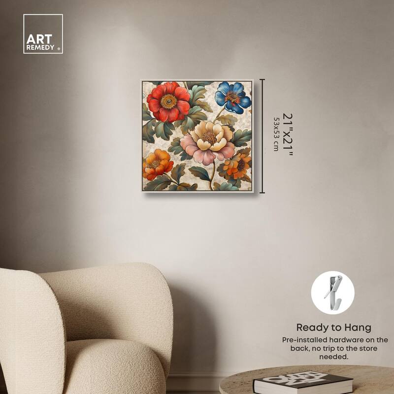 Golden Gardenia II Canvas by Art Remedy
