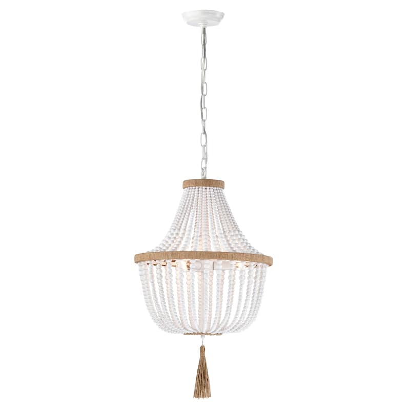 Sotho 16 Inch Beads Bohemian Chandelier with Light