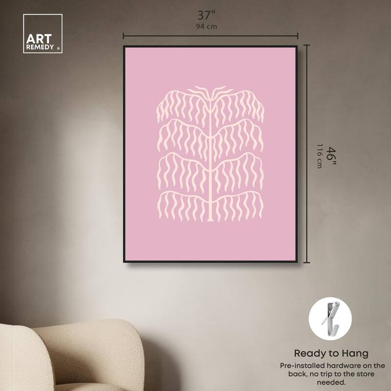 Lavender Mauve Canvas by Art Remedy