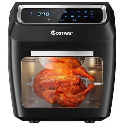 Costway 1700W Electric Air Fryer Oven 8-In-1 Rotisserie Dehydrator