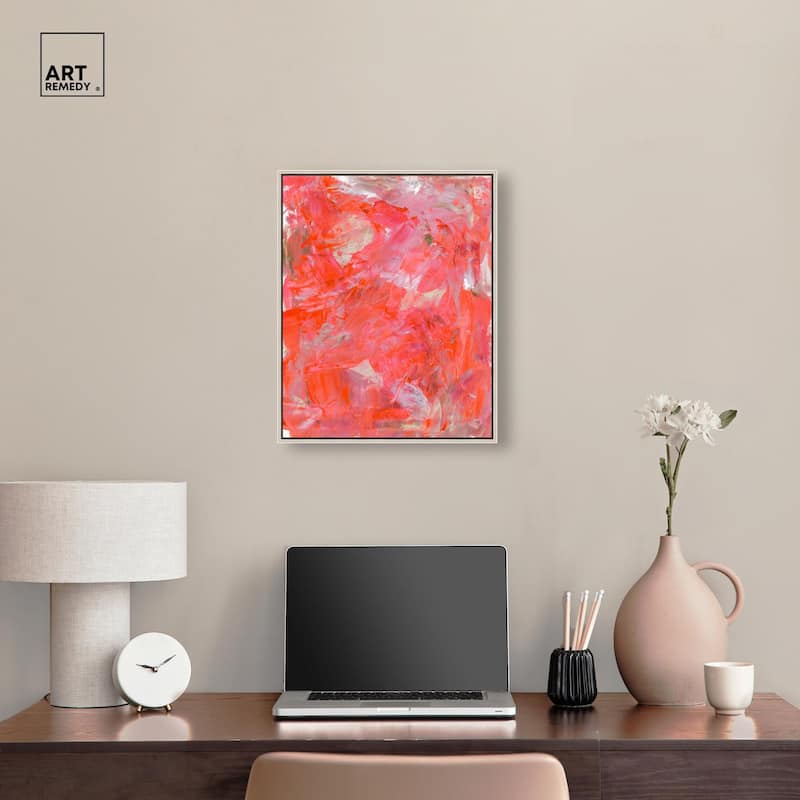 Shades of Red I Canvas by Art Remedy