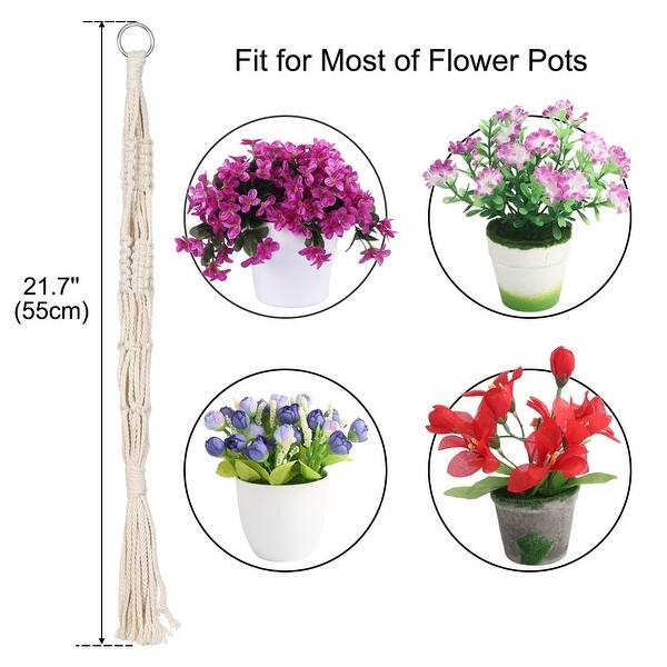 Shop Indoor Outdoor Macrame Handmade Wall Mounted Flower Pot