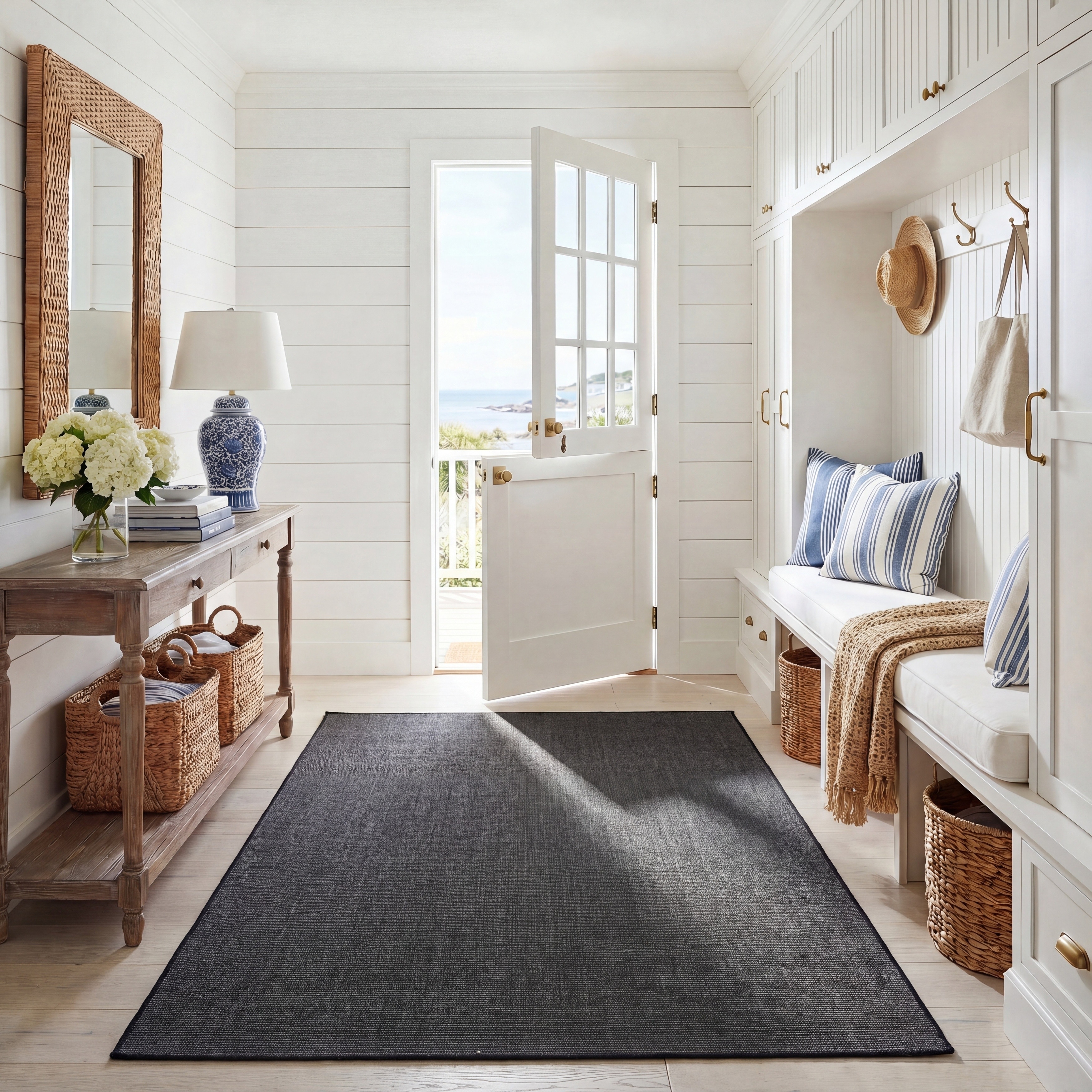 SAFAVIEH Natural Fiber Aurica Farmhouse Sisal Rug