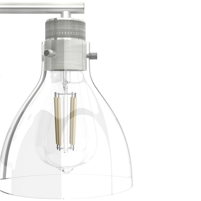 Hunter Van Nuys 1-Light Wall Sconce - Damp Rated - Bathroom, Laundry, Hallway - Transitional, Vintage, Industrial