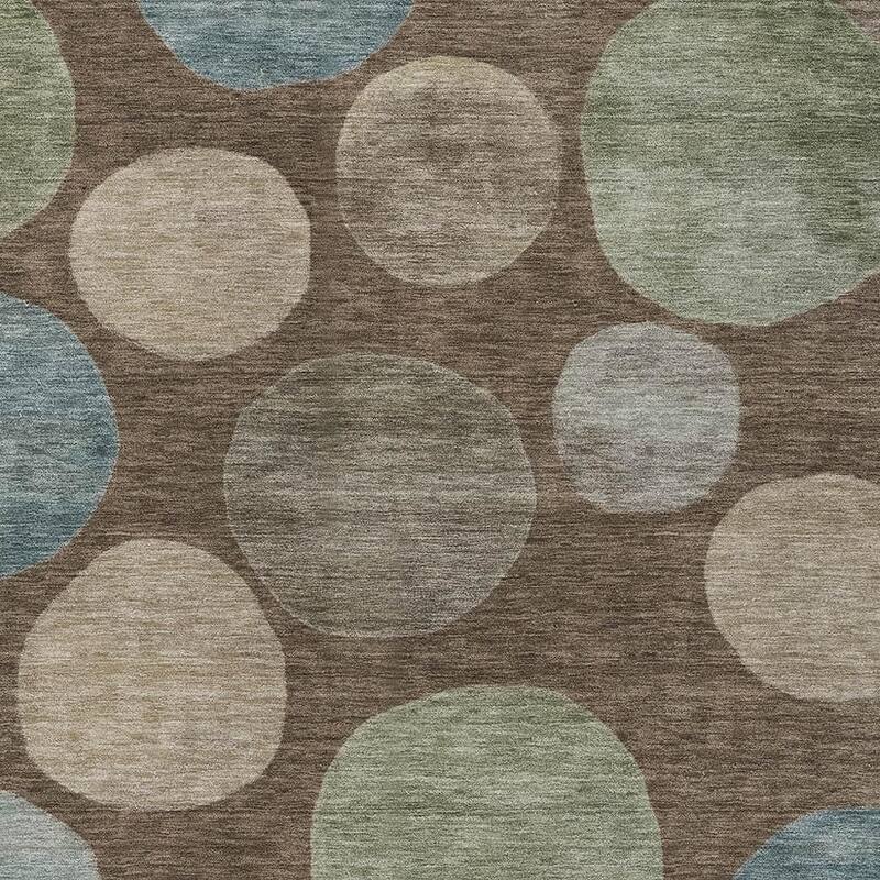 HomeRoots Geometric Transitional Rectangle Outdoor Rug