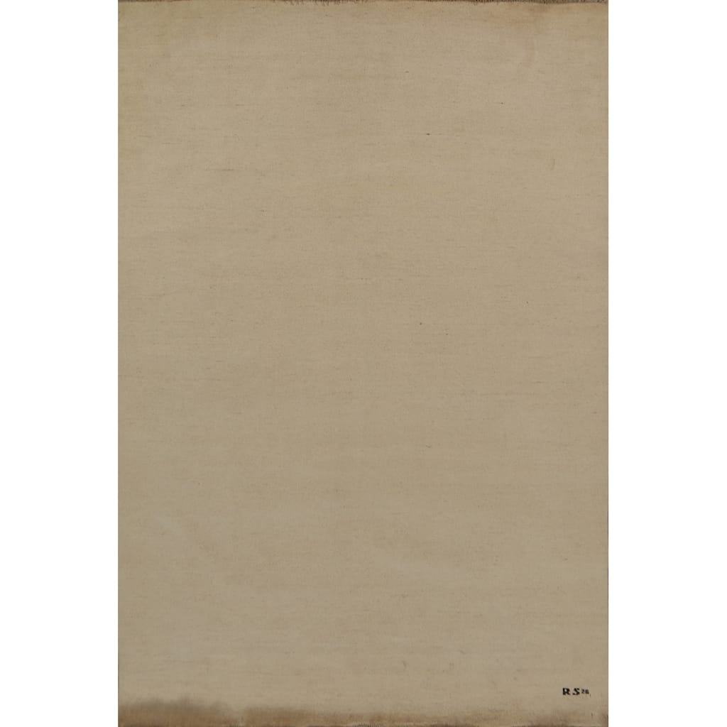 Solid Modern Gabbeh Oriental Rug Handmade Living Room Wool Carpet - 6'10" x 9'7"