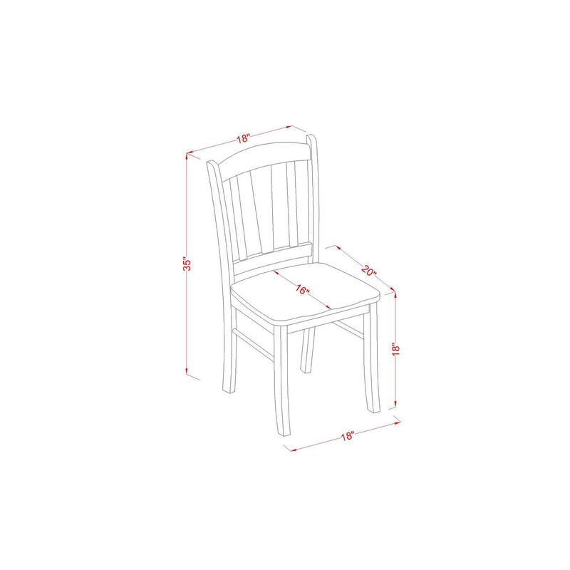 Small Kitchen Table Set with Chairs - Round Dinette Set for Nook & Dining Room