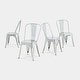 preview thumbnail 7 of 116, Industrial Metal 18 Inch Stackable Dining Chair Set