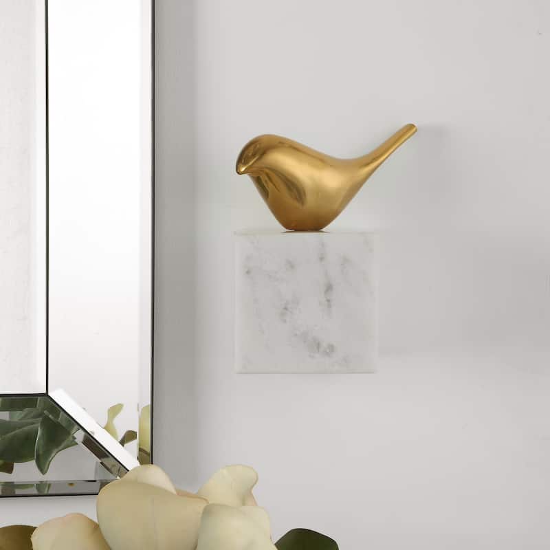 Uttermost Flying Solo Bird Wall Decor - 4 W x 7 H x 6.25 D (inches)