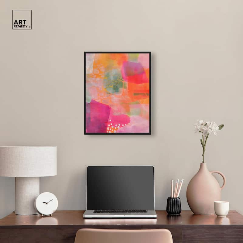 Garnet Gleam II Canvas by Art Remedy