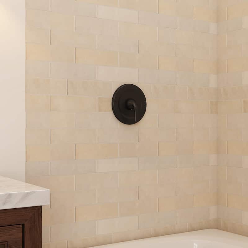 1-Handle Wall Mount Shower Valve Trim Kit for MOEN Tub/Shower Faucets (Valve Not Included)