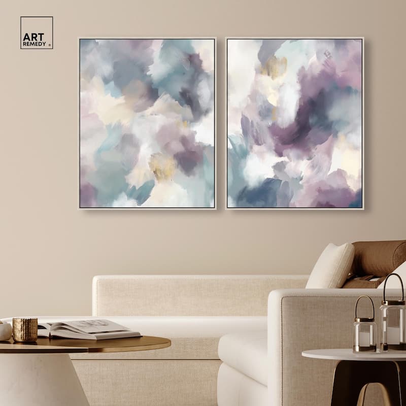 Golden Reflections Canvas Set of 2 by Art Remedy