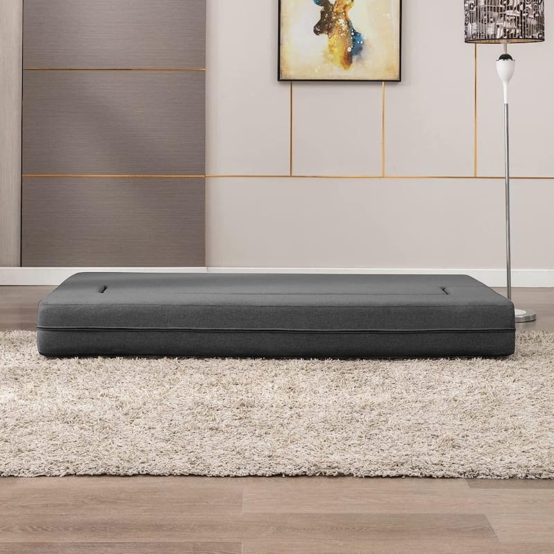 Mixoy Convertible Futon Sofa Bed, Foam Folding Mattress Sleeper Bed