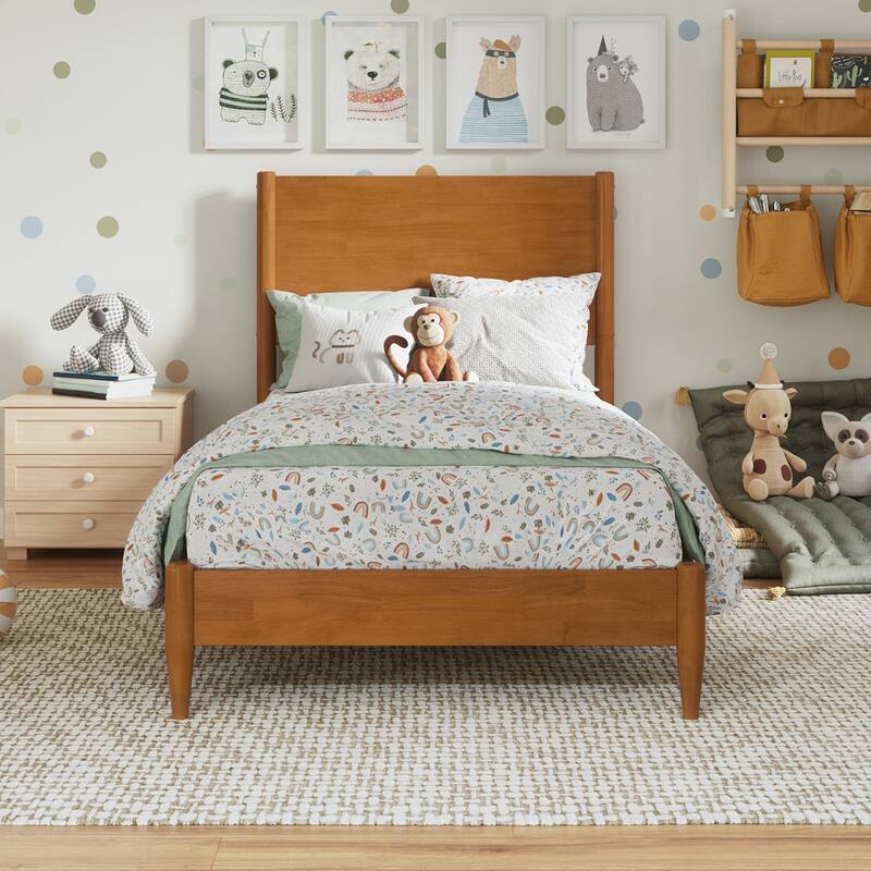 Pasadena Solid Wood Low Profile Platform Bed