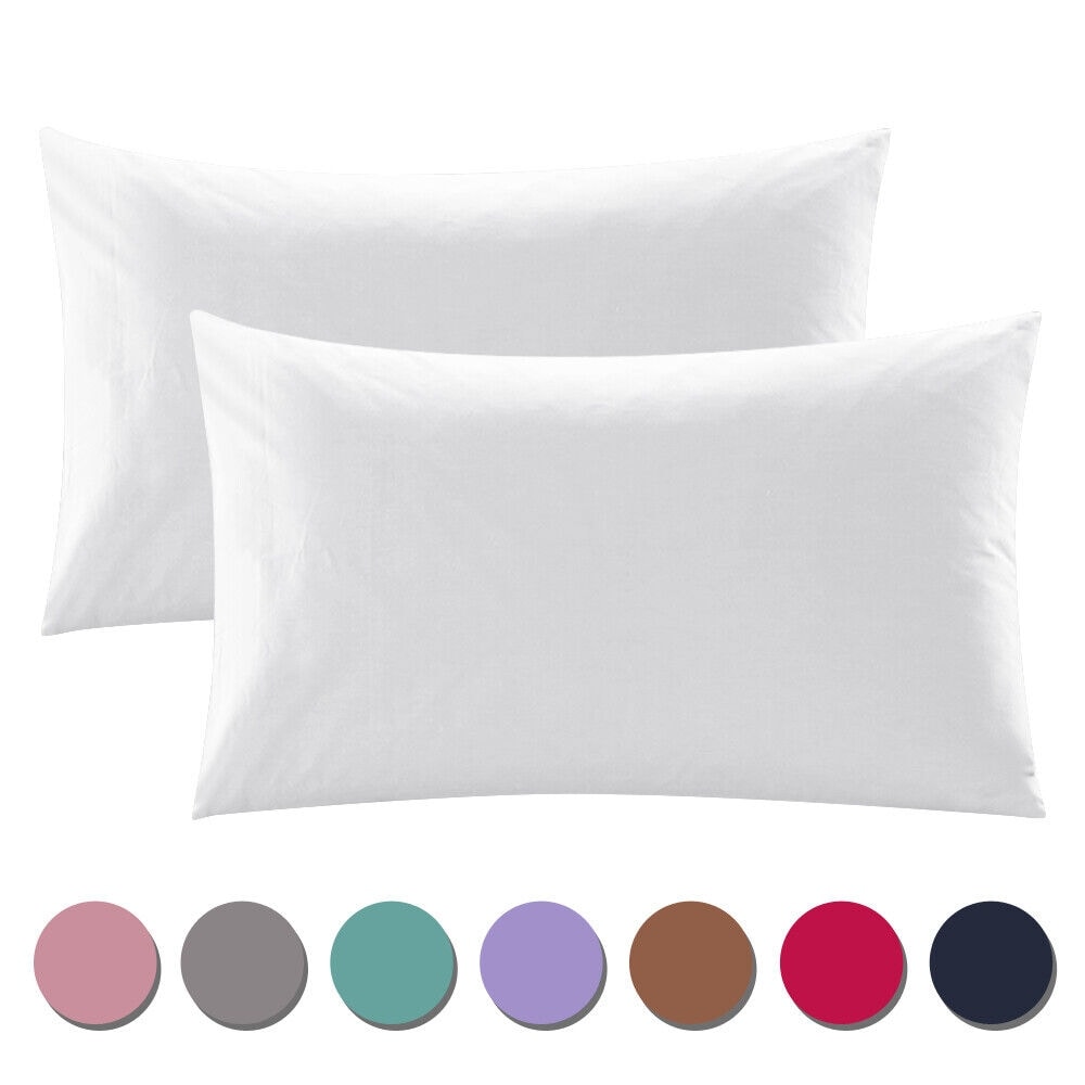 2-Piece Soft Premium Cotton Pillowcase Covers-image
