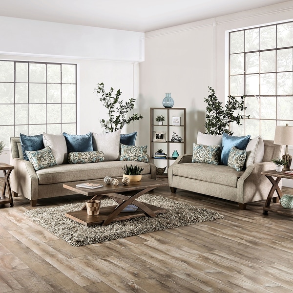 Furniture of america living sales room sets