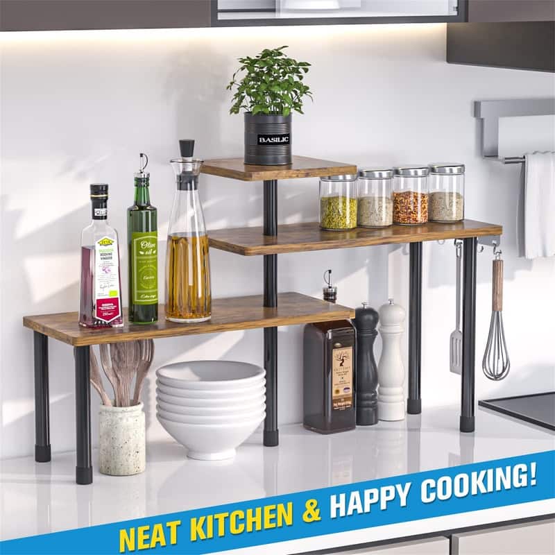 Bathroom Organizer Countertop Corner Shelf