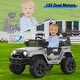 preview thumbnail 25 of 33, Kids 12V Electric Ride-On Truck - Remote Control, LED Lights, Spring Suspension, Safety Seat Belts, 2 Speeds for Outdoor