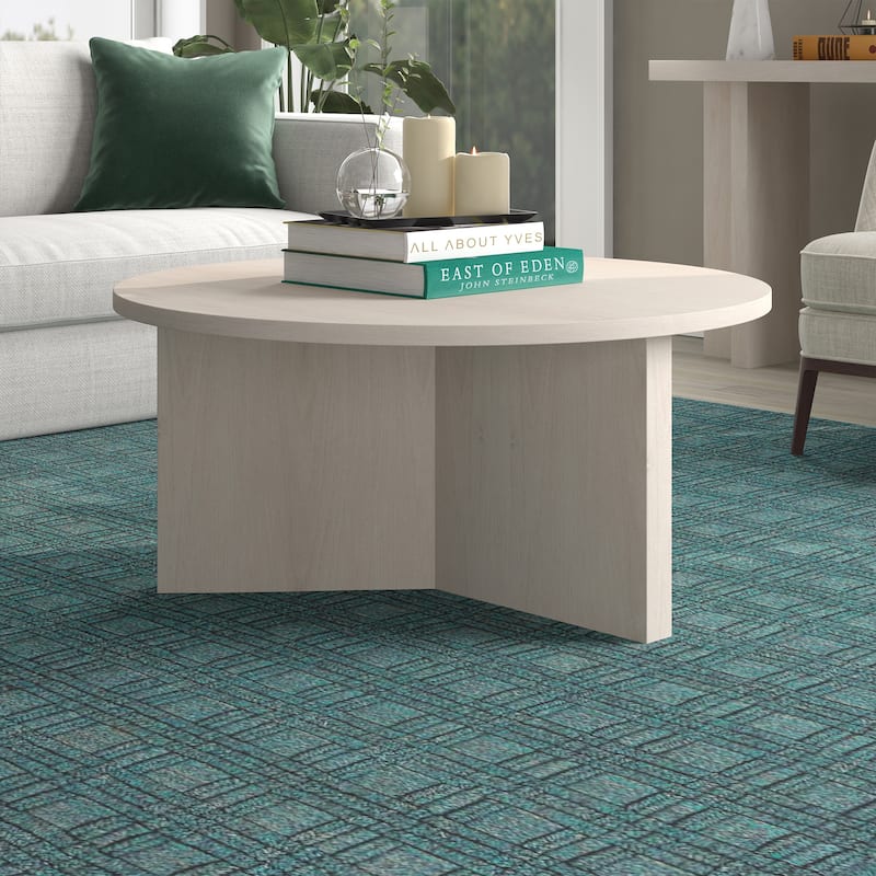 Anders 36" Wide Round Coffee Table