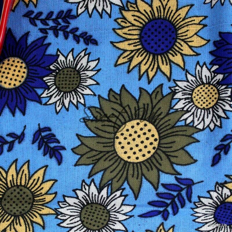 Cotton Sunflower Multi Floral Tablecloth Rectangle