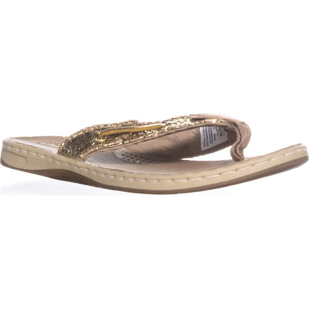 sperry seafish flip flops