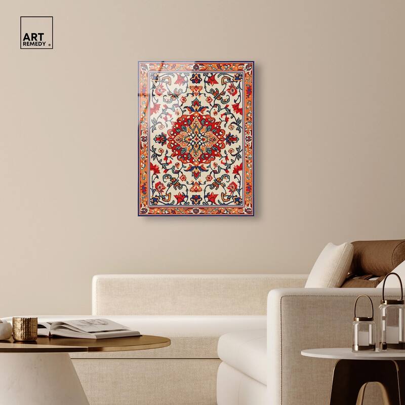 Morrocan Garden II Acrylic by Art Remedy, Ready to Hang