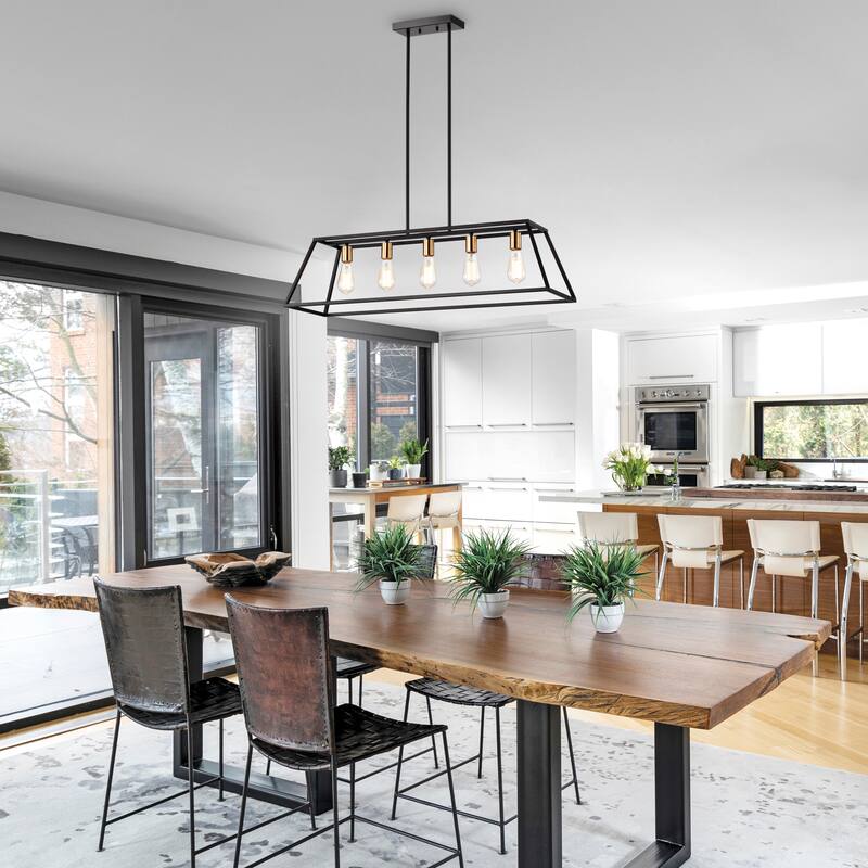 5-light Linear Island Fixture