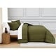 preview thumbnail 3 of 2, Brooklyn Loom Oversized Cotton Percale 3 Piece Comforter Set